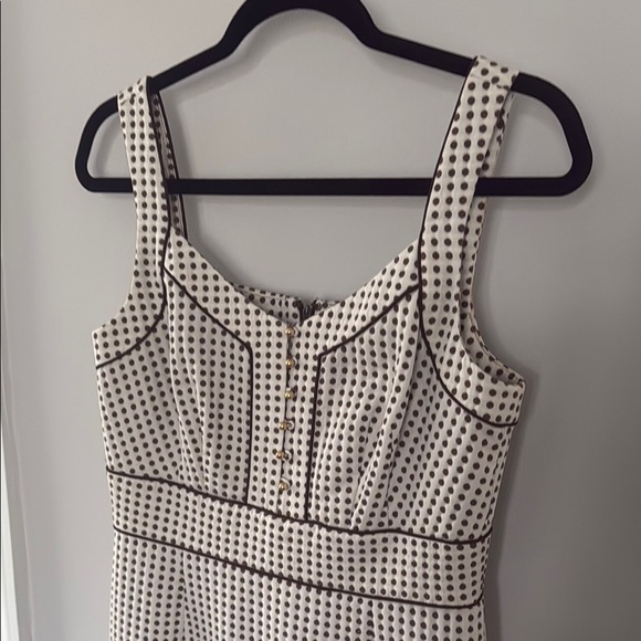 Elegant Antonio Melani Polka Dot Dress Size 6 - Picture 2 of 8